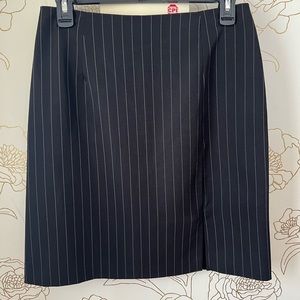 Alyn Paige Black Pinstriped Skirt